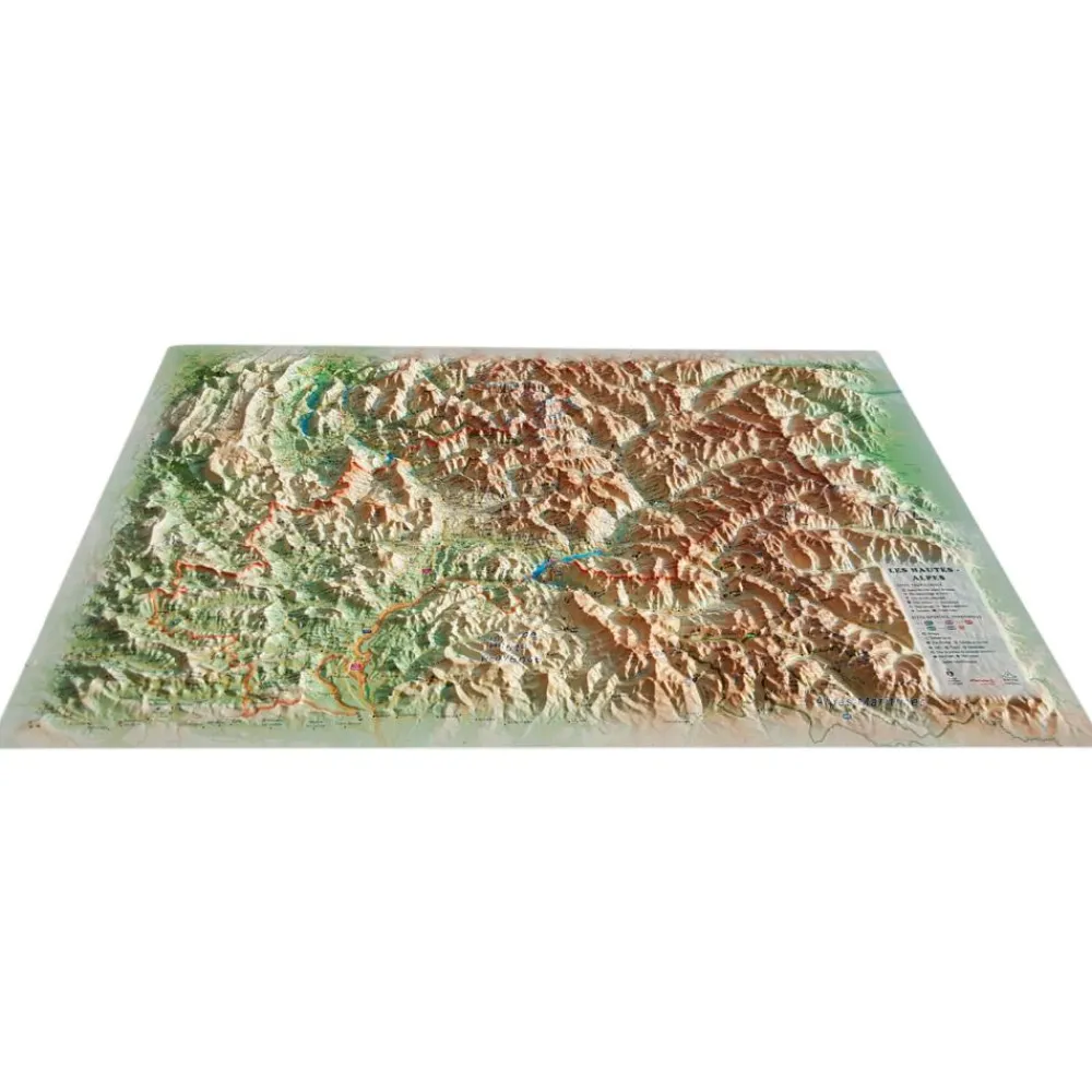 Discount Carte 3D Les Hautes-Alpes Carte 3D