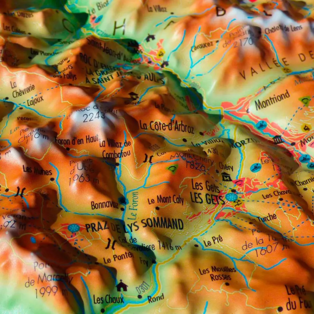 Discount Carte 3D Les Portes Du Soleil Carte 3D