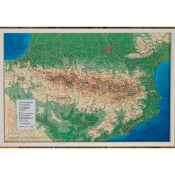 Carte 3D<3DMAP Carte 3D Les Pyrénnées