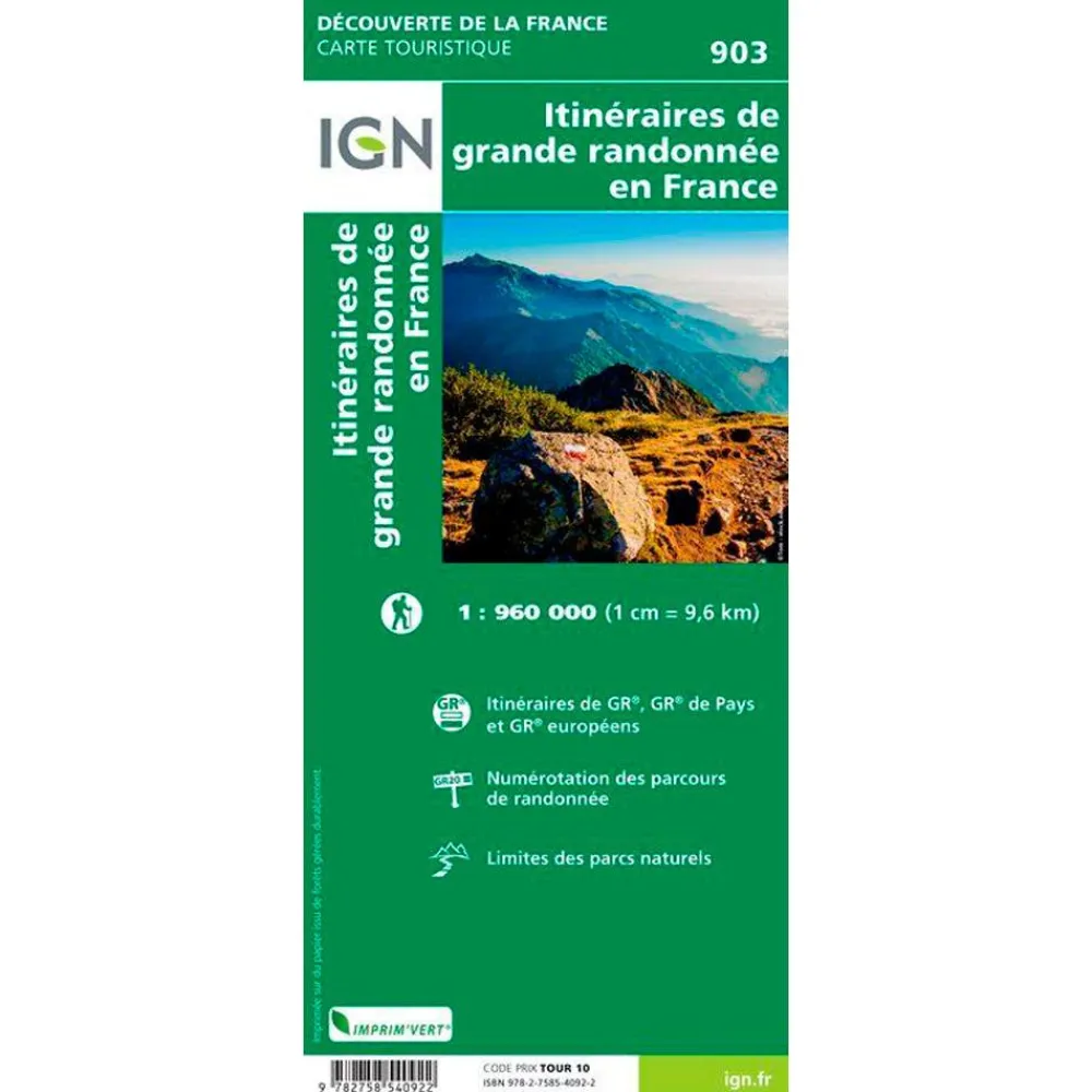 Carte Ign<IGN Carte 903 France Grandes Randonnees