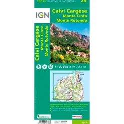 Carte Ign<IGN Carte Calvi Cargese Monte Cinto Monte Rotondo