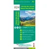 Discount Carte Chaine des Aravis Massif des Bauges Carte Ign