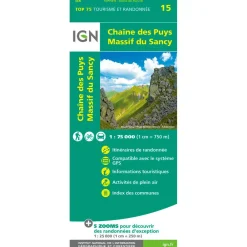 Outlet Carte Chaine Des Puys Massif Du Sancy Carte Ign