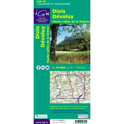 Carte Ign<IGN Carte Diois Devoluy Haute Vallee de la Drôme