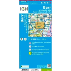 Clearance Carte 3717ETR Barr, le Hohwald, Villé, Haute Vallée de la Bruche - Résistante Carte Ign