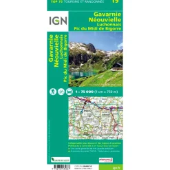Carte Ign<IGN Carte Gavarnie Neouvielle Luchonnais Pic du Midi de Bigorre