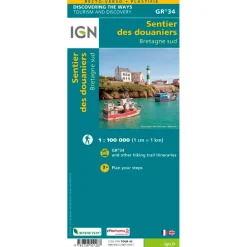Outlet Carte Le Sentier des Douaniers Bretagne Sud Carte Ign