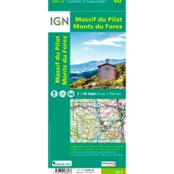 Carte Ign<IGN Carte Massif du Pilat Mont Forez