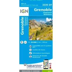 Carte Ign<IGN Carte 3335OT Grenoble