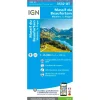 Carte Ign<IGN Carte 3532OTR Massif du Beaufortain, Moûtiers, la Plagne - Résistante
