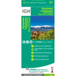 Best Carte Pyrénées Catalanes Font-Romeu Massif du Canigou Carte Ign