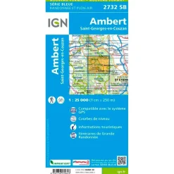 Clearance Carte 2732SB Ambert, Saint-Georges-en-Couzan Carte Ign