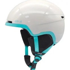 Clearance Casque Orion Junior Blanc Nacré Turquoise Verni Enfant Casques Enfant