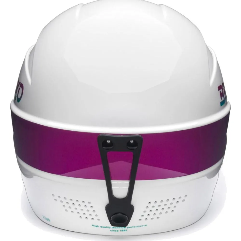 Discount Casque Elias Shiny White Violet Bondi Blue Enfant Casques Enfant