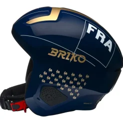 Casques Femme|Casques Homme<Briko Casque Vulcano 2.0 France Shiny Tangaroa Blue Gold White