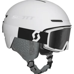 Casques Femme|Casques Homme<Scott Casque Combo Helmet Track + Factor Goggle Combo White