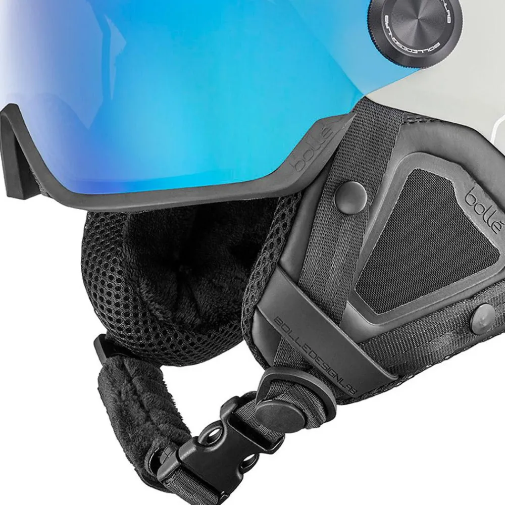 Clearance Casque visière V-Line Lightest Grey Matte Photochromic Blue Femme Casques Femme|Casques Homme