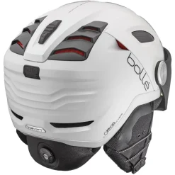 Casques Avec Visière|Casques Femme<Bollé Casque visière V-Ryft Mips White Pearl Shiny