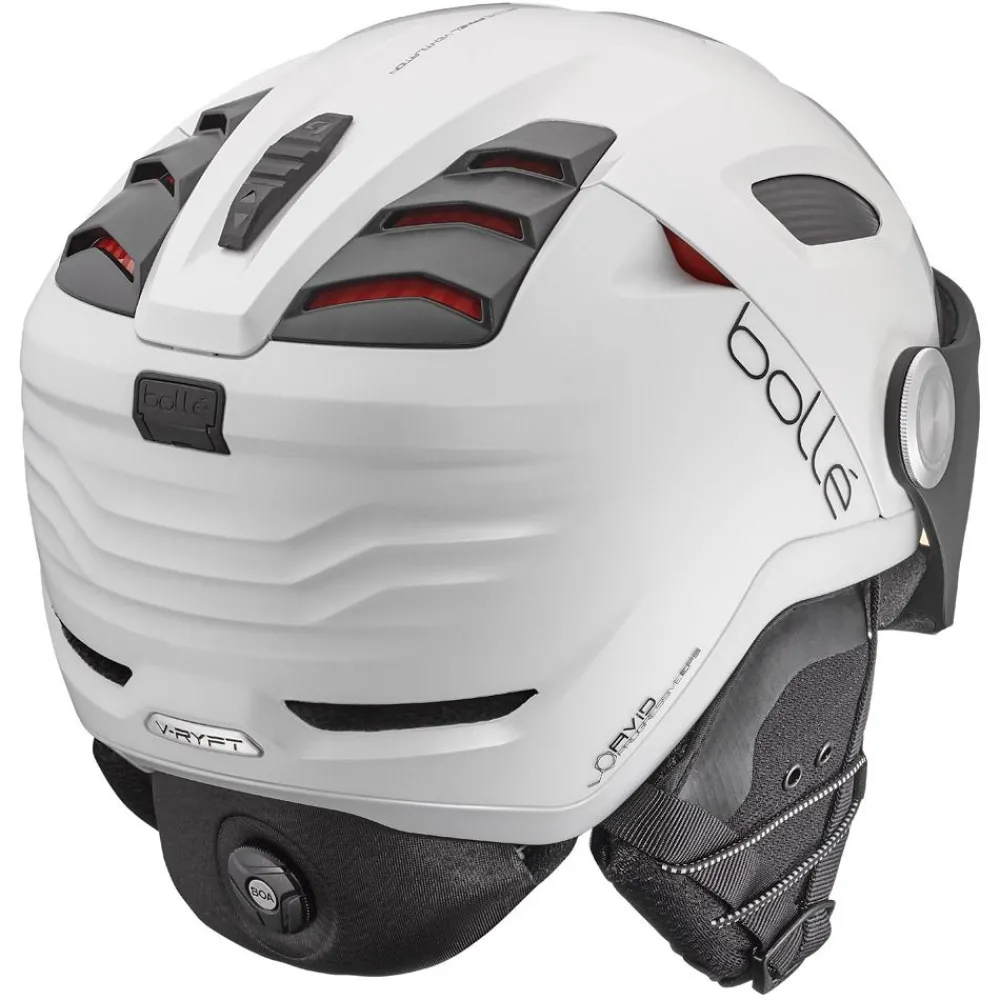 Casques Avec Visière|Casques Femme<Bollé Casque visière V-Ryft Mips White Pearl Shiny