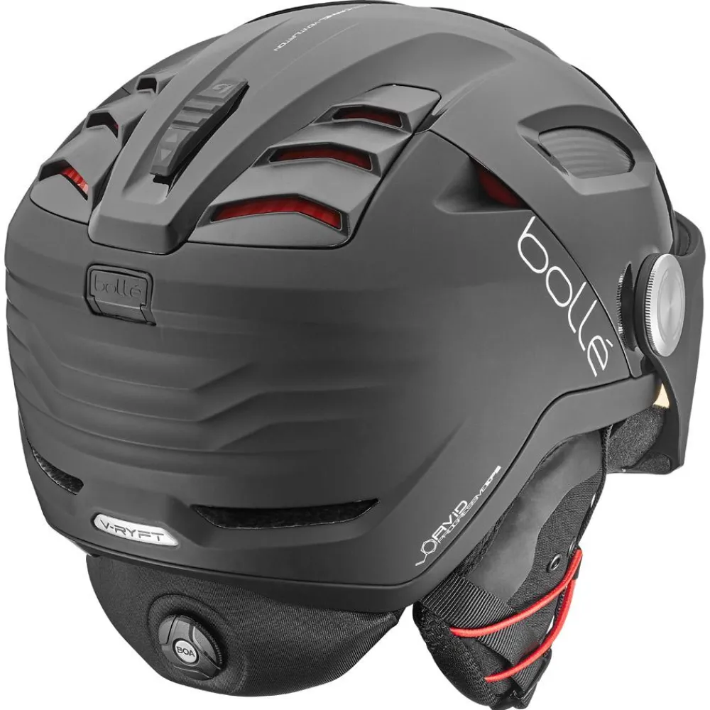 Hot Casque visière V-Ryft Mips Black Shiny Femme Casques Avec Visière|Casques Femme