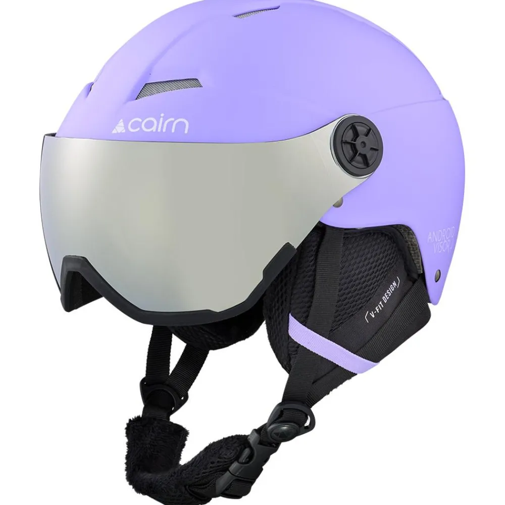 Clearance Casque visière Android Visor Junior Mat Lilac Enfant Casques Avec Visière|Casques Enfant