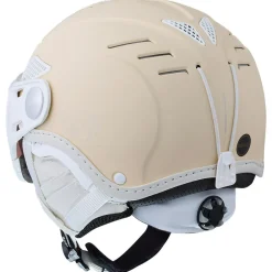 Discount Casque visière Helios Leather Evolight Nxt Mat Cream Femme Casques Femme|Casques Homme