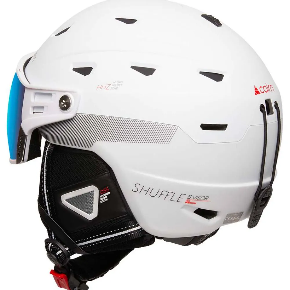 Casque visière Shuffle S-visor Evolight White Femme Casques Avec Visière|Casques Femme