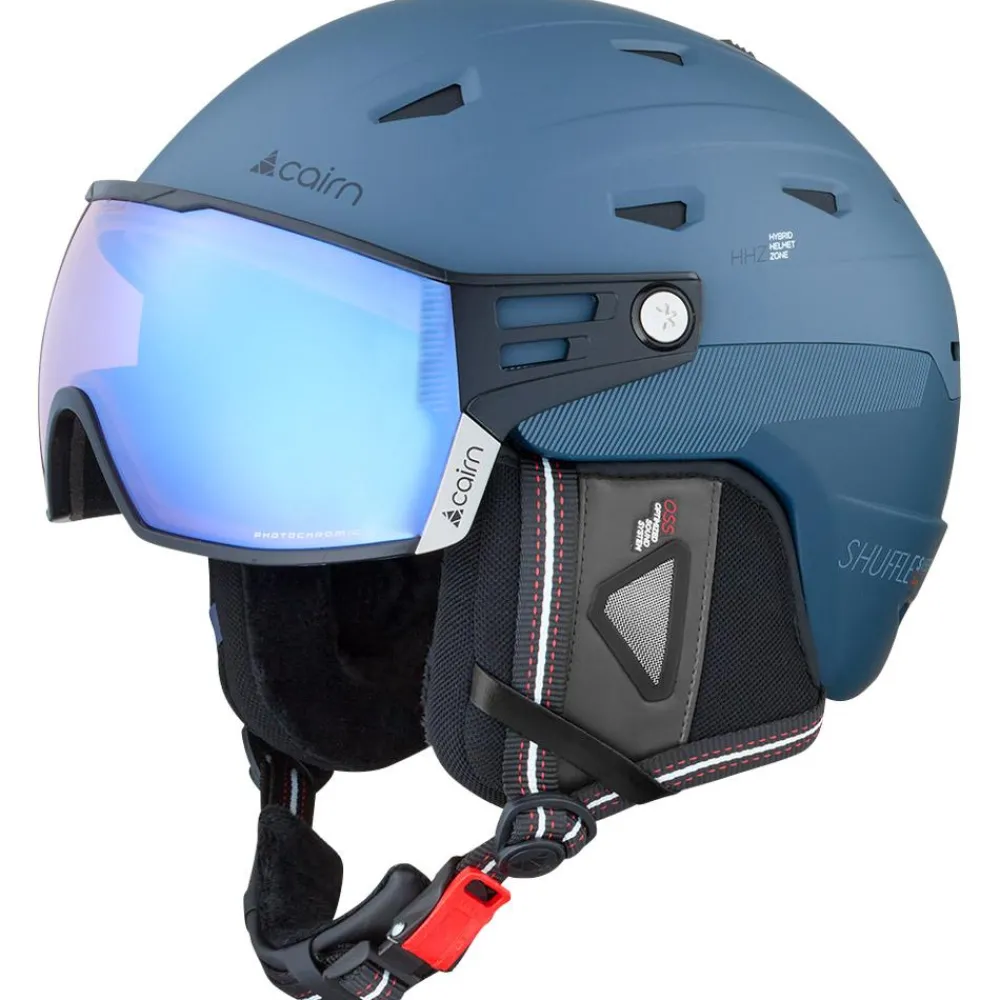 Casques Avec Visière|Casques Femme<Cairn Casque visière Shuffle S-Visor Evolight Nxt Mat Vintage Blue
