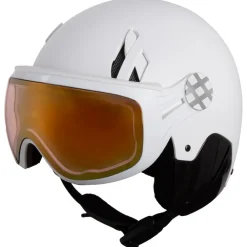 Casques Femme|Casques Homme<Diezz Casque visière Major Carbone White Carbon