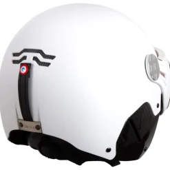 Casques Femme|Casques Homme<Diezz Casque visière Major Carbone White Carbon