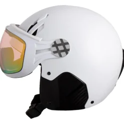 Casques Femme|Casques Homme<Diezz Casque visière Major Carbone White Carbon