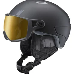 Casques Avec Visière|Casques Femme<Julbo Casque visière Globe Noir Reactiv Performance