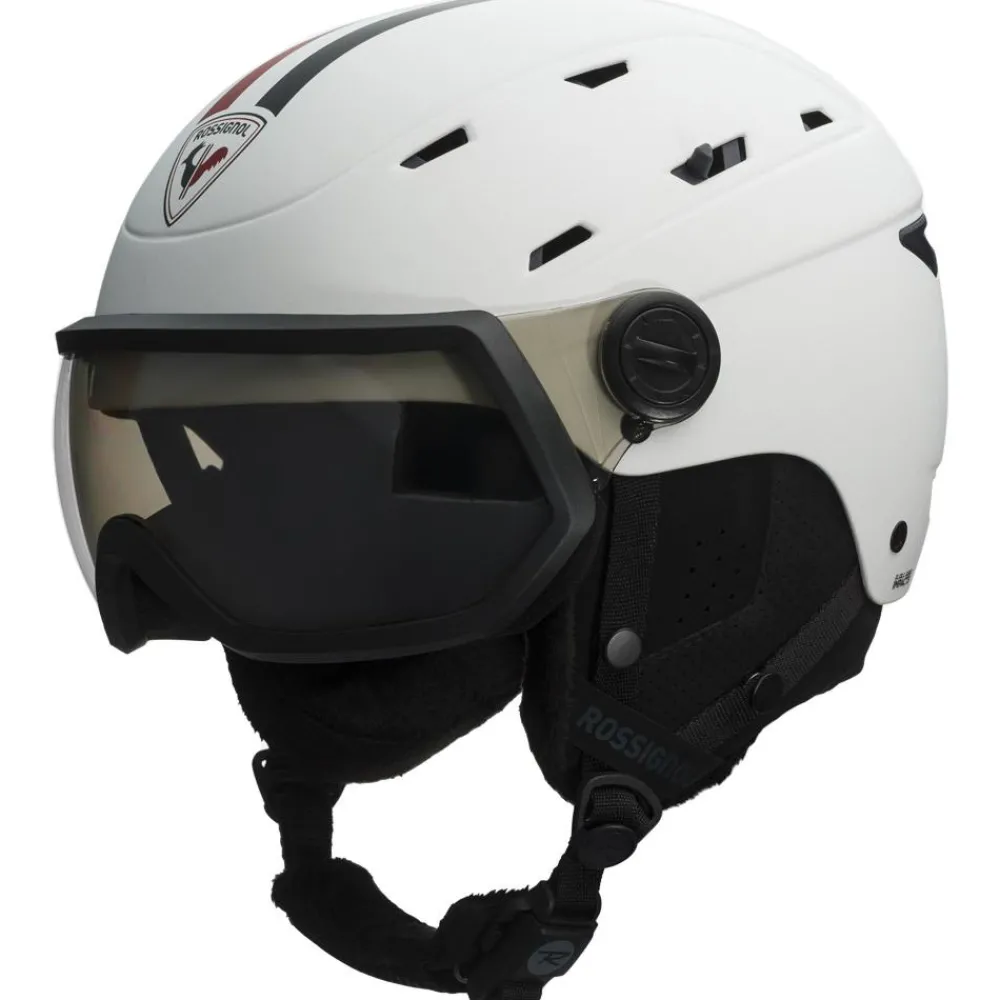 Casques Avec Visière|Casques Femme<Rossignol Casque visière Allspeed Visor Impacts Photochromic Strato White