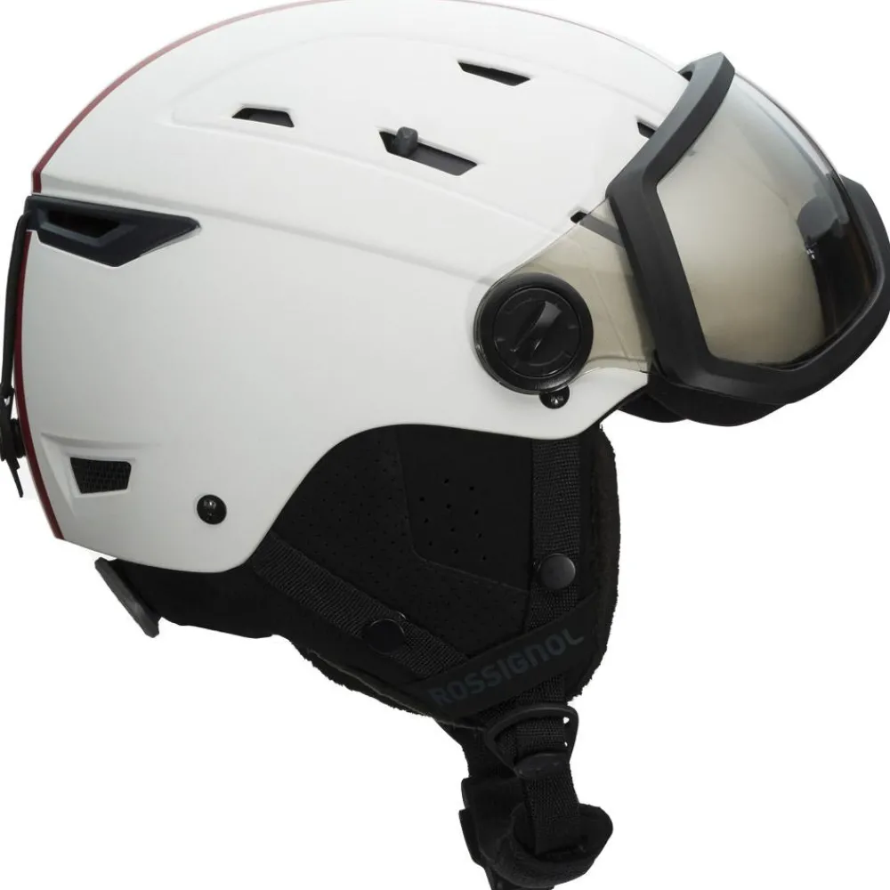 Casques Avec Visière|Casques Femme<Rossignol Casque visière Allspeed Visor Impacts Photochromic Strato White