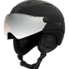 Casques Avec Visière|Casques Homme<Rossignol Casque visière Fit Visor Impacts Black Orange Silver Mirror