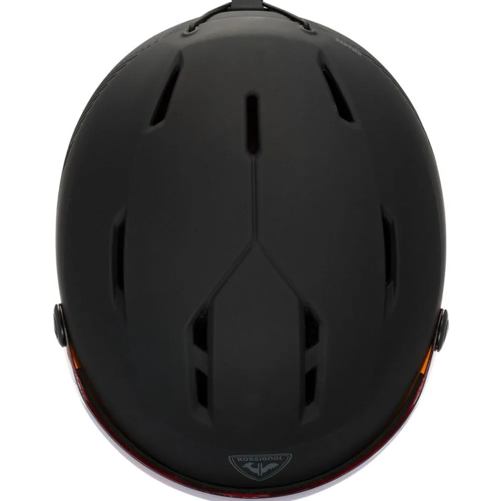 Casques Avec Visière|Casques Homme<Rossignol Casque visière Fit Visor Impacts Black Orange Silver Mirror