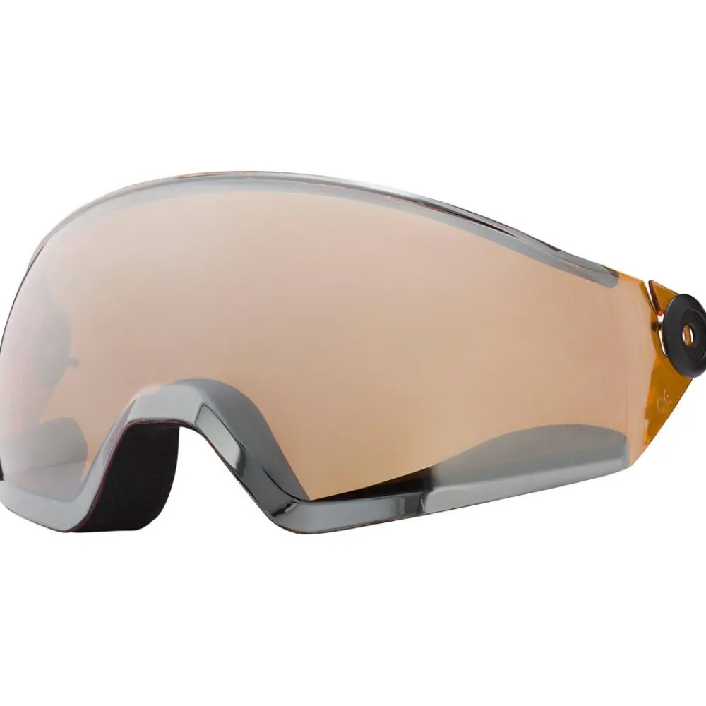 Casques Avec Visière|Casques Homme<Rossignol Casque visière Fit Visor Impacts Black Orange Silver Mirror