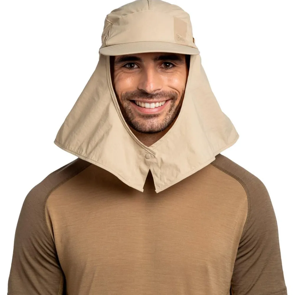 Casquettes<Buff Casquette Desert Cap Solid Birch Grey