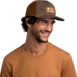 Casquettes<Buff Casquette Explore Trucker Cap Rhoes Brown