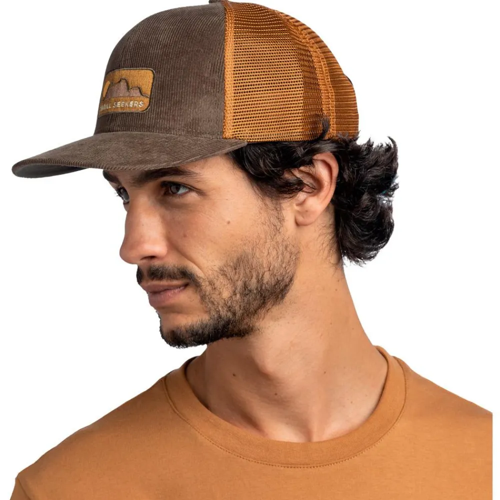 Casquettes<Buff Casquette Explore Trucker Cap Rhoes Brown