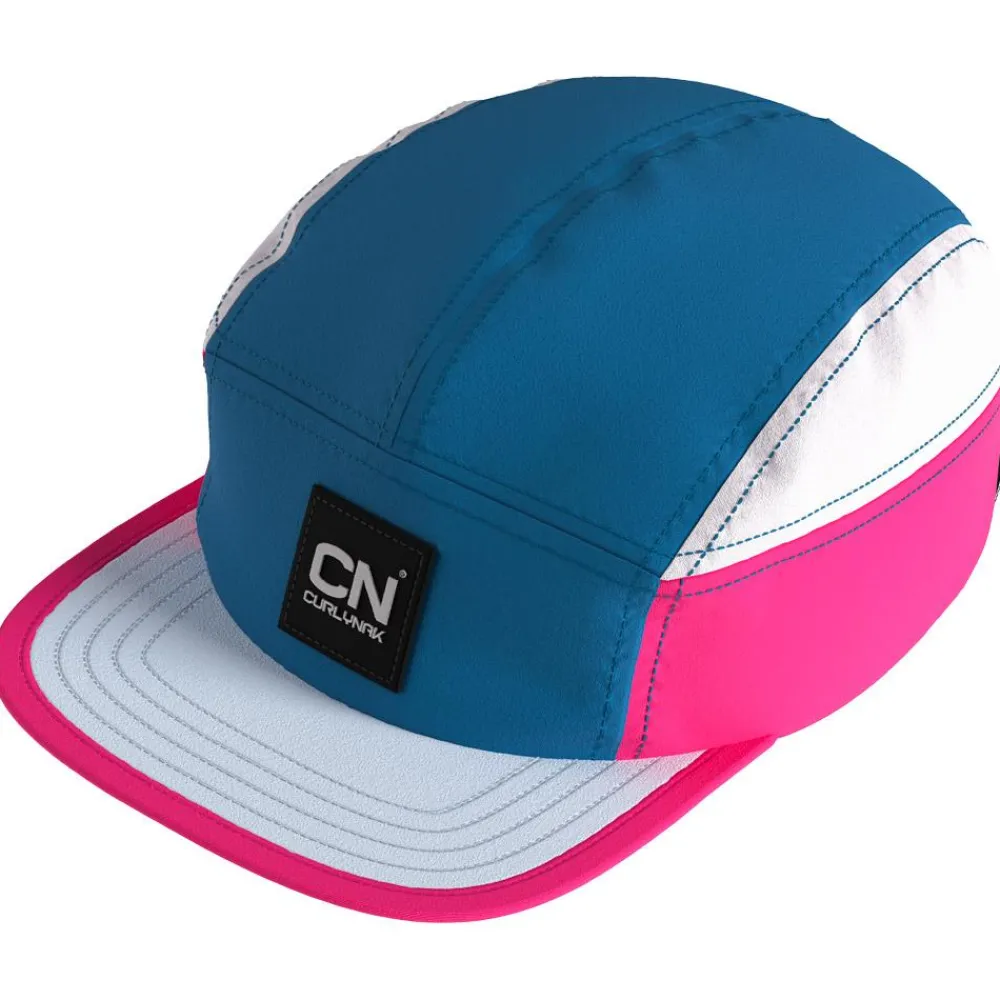 Casquettes<Curlynak Casquette 5 Pans Blue Pink