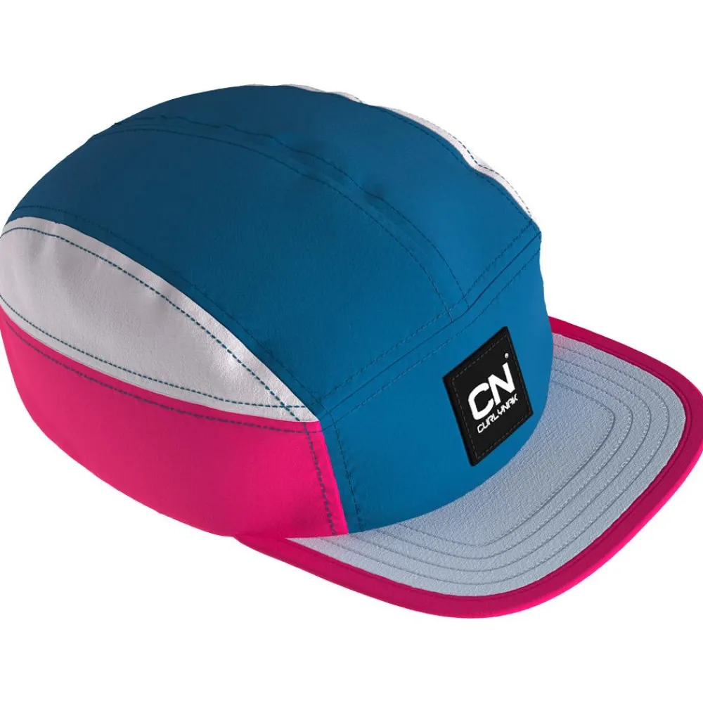 Casquettes<Curlynak Casquette 5 Pans Blue Pink