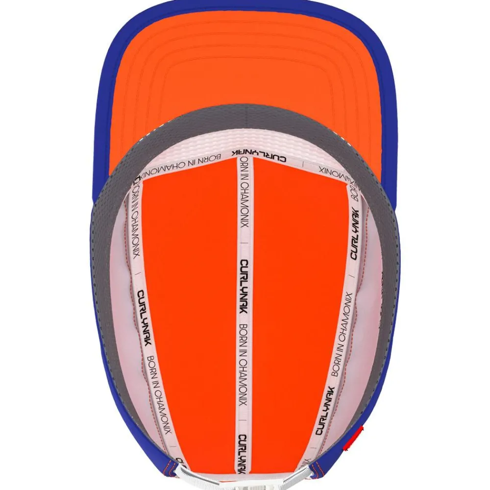Online Casquette 5 Pans Orange Blue Casquettes