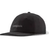 Casquettes<Patagonia Casquette Fitz Roy Icon Trad Cap Text Logo Ink Black