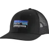 Discount Casquette P-6 Logo Trucker Hat Black Casquettes