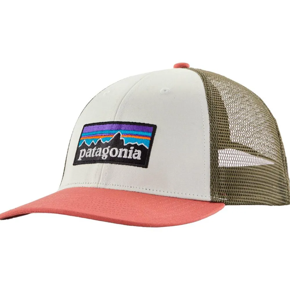 Casquettes<Patagonia Casquette P-6 Logo LoPro Trucker Hat Birch White