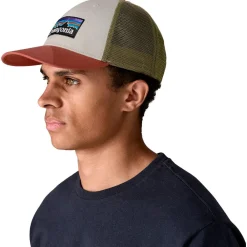 Casquettes<Patagonia Casquette P-6 Logo LoPro Trucker Hat Birch White