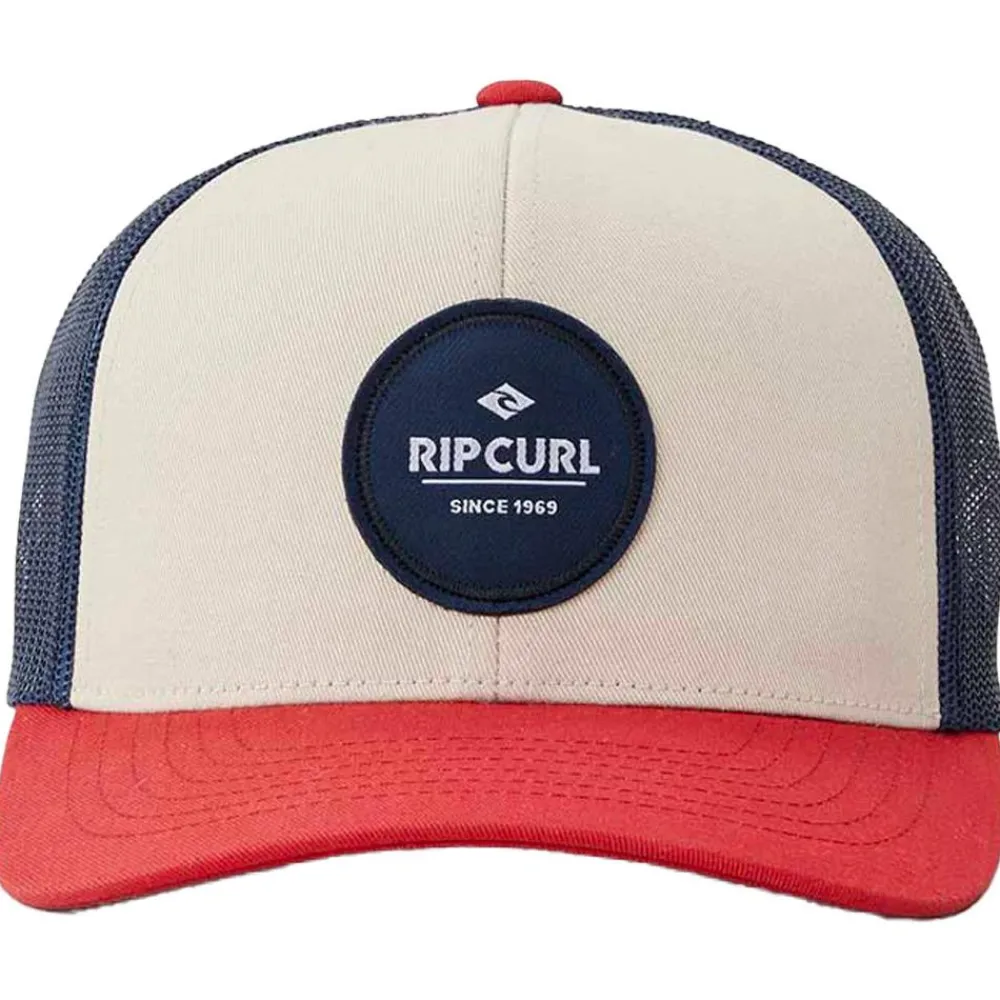 Casquettes<Rip Curl Casquette Routine Curve Trucker White Navy Red
