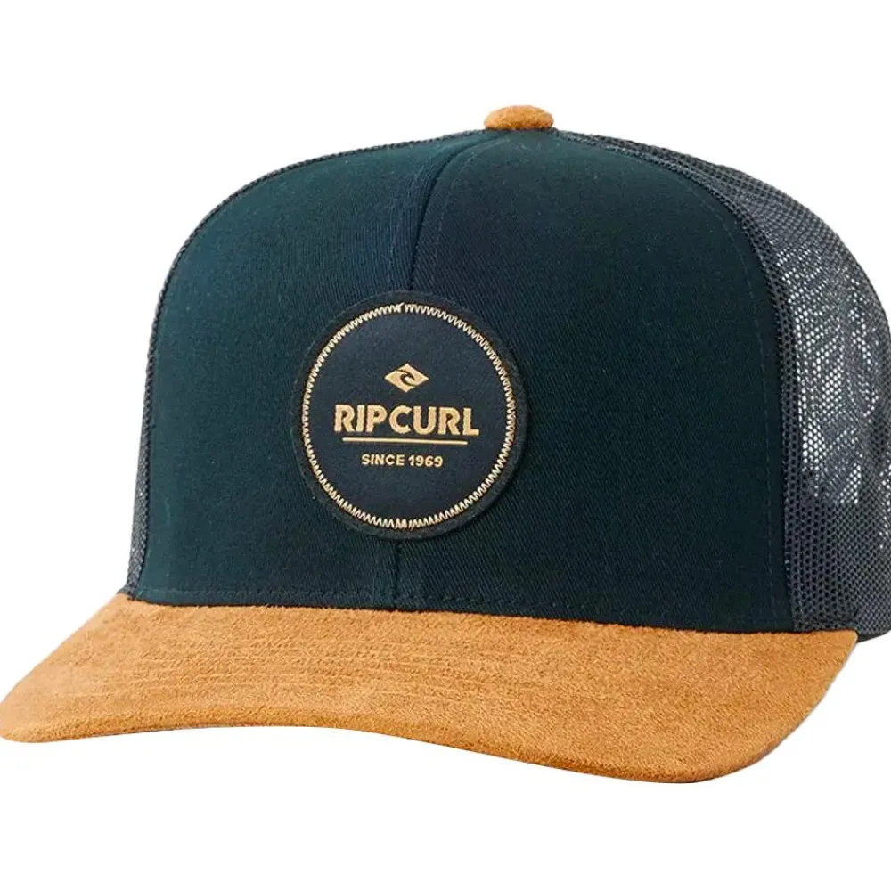 Outlet Casquette Routine Curve Trucker Black Tan Casquettes