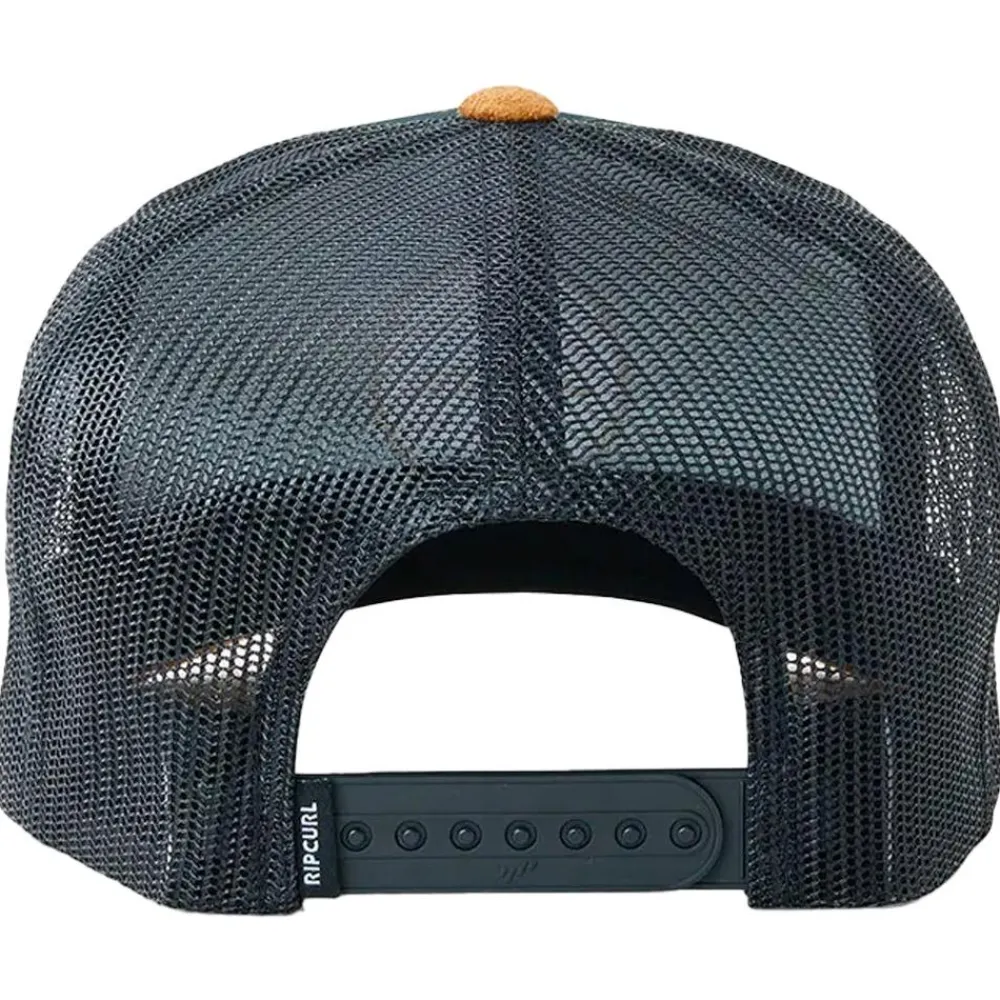Outlet Casquette Routine Curve Trucker Black Tan Casquettes